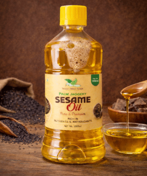 Palm Jaggery Sesame Oil (பனைவெல்லம் நல்லெண்ணெய்)