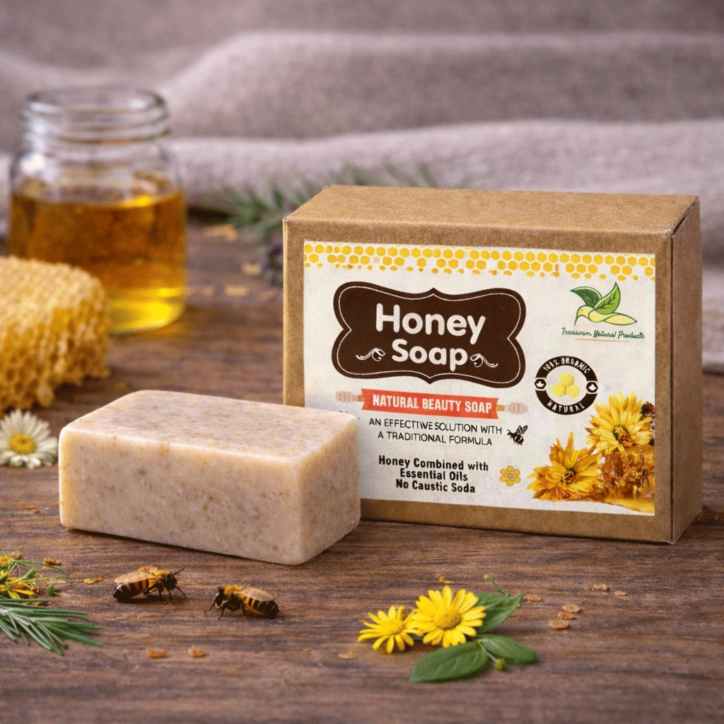 Honey Soap (தேன் சோப்) - ( 1 bar - 100 gms)